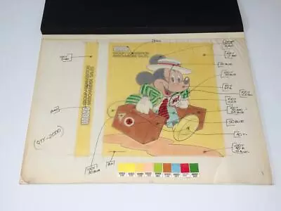 Vintage Disney Mickey Mouse UNOCO Group Sales Marketing Presentation Display • $199.50