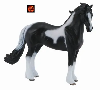 Barock Pinto Stallion Horse Toy Model Figure By CollectA 88438 Brand New • £11.99