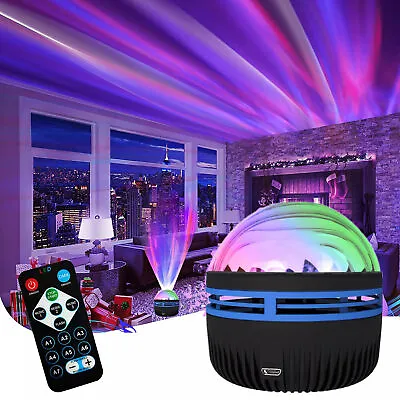 2 In 1 Northern Lights And Ocean Wave Projector With 14 Light Effects For Party • £10.82