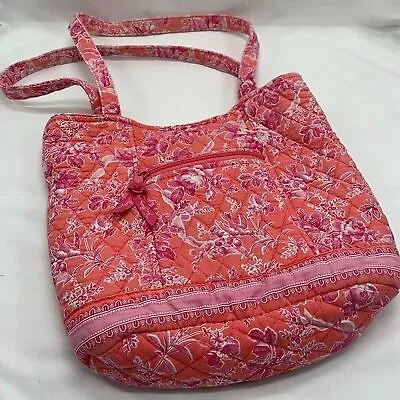 Vera Bradley Hope Toile Purse Shoulder Bag Pink Quilted Handbag • $18