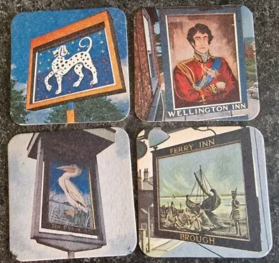 Four 1966 Hull Brewery Co. Ltd Hull East Riding Of Yorkshire Inn Sign Beermats • £1.80