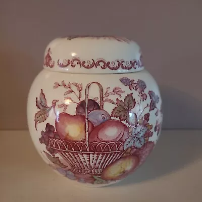 Masons Ironstone  Fruit Basket  Pot Pourri Ginger Jar 5.25  Tall • £12.99