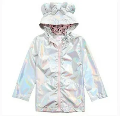 Girls 4 Toddler Minnie Mouse Irridescent Silver Jacket • $24.90