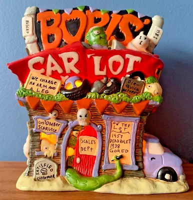 Midwest Of Cannon Falls Halloween Village Creepy Hollow Used Car Lot Lighted OB • $19.95