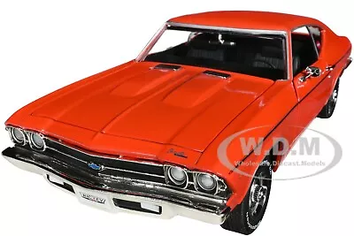 1969 Chevrolet Nickey Chevelle Hugger Orange  Mcacn  1/18 Car Auto World Amm1307 • $99.99