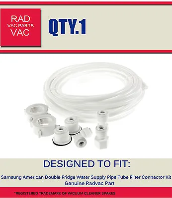 £10.99 • Buy Samsung American Double Fridge Water Supply Pipe Tube Filter Connector Kit
