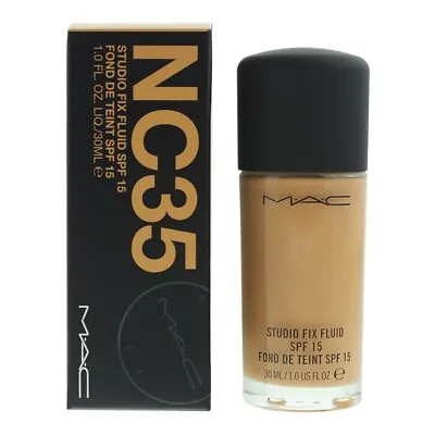 MAC Studio Fix Fluid SPF15 NC35 Foundation 30ml • £47.99