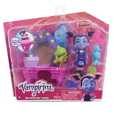 Vampirina Spooktacular Vanity Exclusive Articulated Vampirina Doll Figure 7 Pcs • $16.71