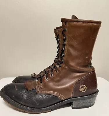 Double-H 9625 Mens Size 11 EE Packer Lacer Logger Work Boots • $75