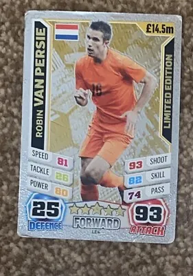 Topps MATCH ATTAX WORLD STARS 2014 ☆ LIMITED EDITION ☆ Football Cards • £28