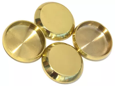 £11.20 • Buy Solid Brass Castor Cups