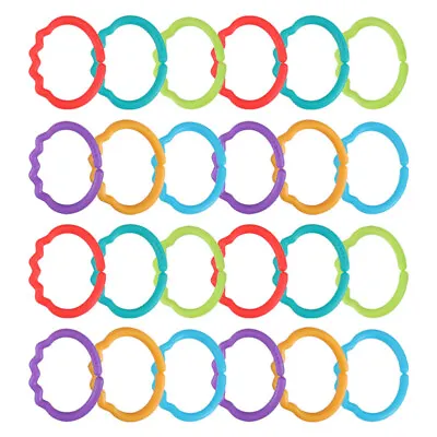  48 Pcs Grabbing Baby Rings Toy Links Comforting Toys & Games Boy • £17.65