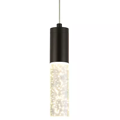 Maxam Vintage Small Crystals Pendant Ceiling Lights Fixture Kitchen Home Black  • $35.98