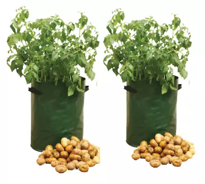 2 X Potato Planters Grow Bags Sacks Vegetable Planter Container Home Garden UK • £5.99