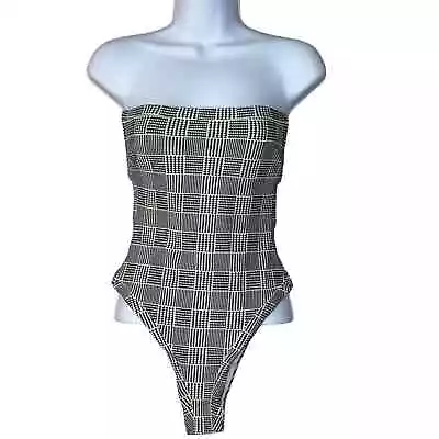 L*Space La Femme One Piece Swimsuit Bitsy Cut Houndstooth Women's Small NWT • $59.97