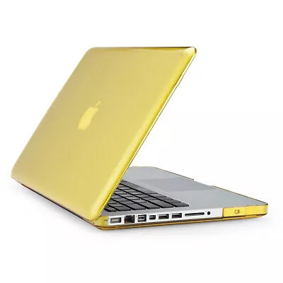 MacBook Pro 13 Hardshell Hard Shell Case Cover Transparent Clear Protect YELLOW • $9.99