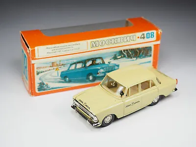 NOVOEXPORT - A1 - Moskvitch 408 Taxi - Cream - In Box • $378.61