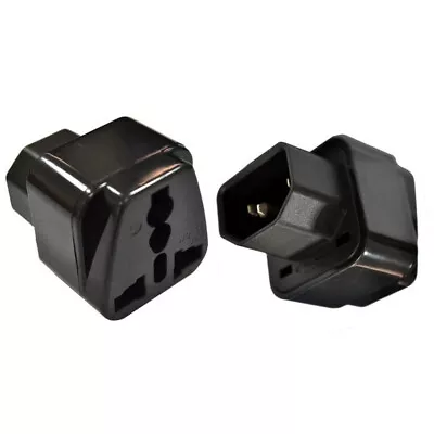 IEC 320 C14 To UK US AU Universal Female Travel Adapter AC Power Plug Connector • $3.29