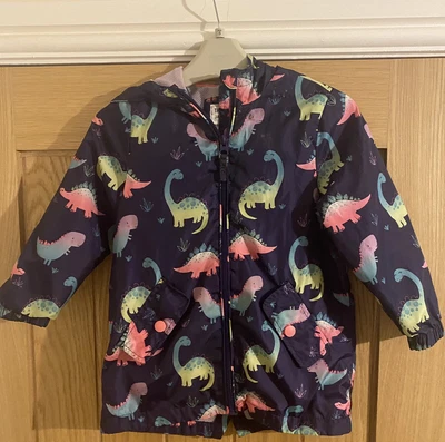£4 • Buy 3-4 Year Old Dinosaur Lightweight Coat Girls🦕🌸🦖