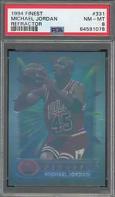 1994/95 Finest #331 Michael Jordan PSA 8 *1078 • $825.95