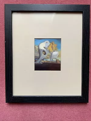 Salvador Dali - The Atavism Of Dusk Mounted Framed Print 34.5 Cm X 29.5 Cm • £15