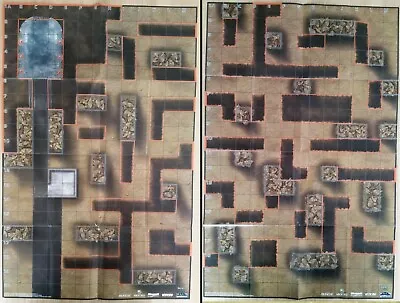 8) Halo Actionclix. V03 - BANSHEE SCENARIO MAP. 13x20 1.5  SQUARES. DOUBLE-SIDED • £2.95
