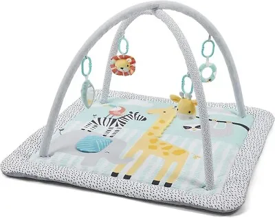 BABYZEE 3 In 1 Sensory Baby Play Gym Safari Fun With Animal Characters • £24.99