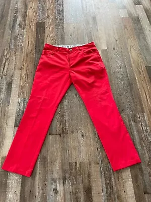 Red Puma Golf Pants For Men Size 33x30 Gently Used • $19.99