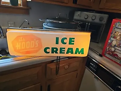 Antique Vintage Sign Milk Ice Cream Lighted Hood Dairy Rare • $499.99