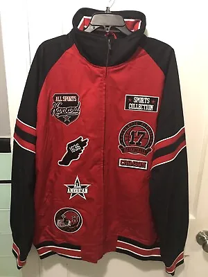 Stall & Dean Ivy League Harvard Crimson Patches Track Jacket 3xl NWT • $89.99