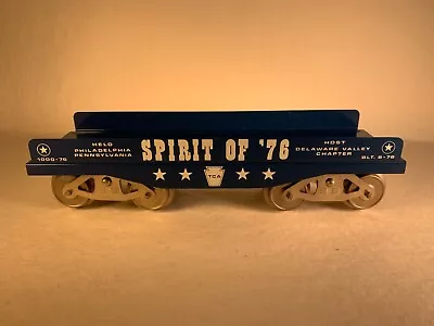 McCOY TRAINS 1000-76 TCA 1976 'SPIRIT OF 76' FLAT CAR • $49.50