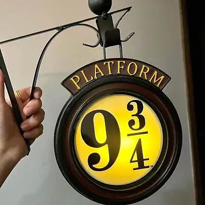 $25.59 • Buy 3D Harry Potter Hanging 9 3/4 Night Light Hanging Wall Lamp Platform HogwartsedO