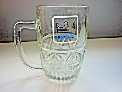 Vintage Crown Pint Glass • £4.99