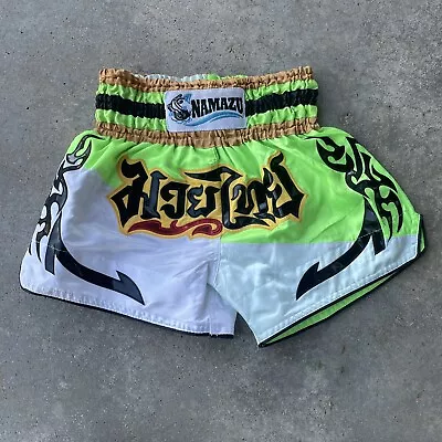 NAMAZU Muay Thai Shorts Unisex High Grade MMA Gym Boxing Kickboxing MMA Small • $49.95