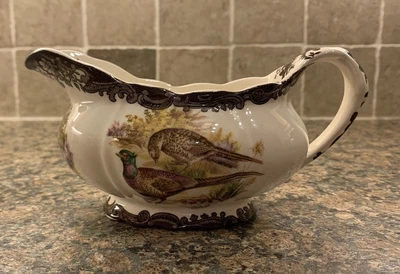 £9.99 • Buy Royal Worcester Palissy Game Series Sauce Jug / Gravy Boat Half Pint