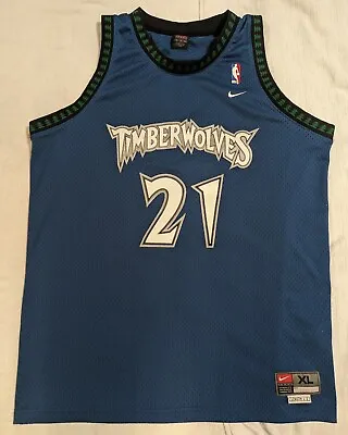 VTG Kevin Garnett Minnesota Timberwolves Nike Swingman Jersey XL +2 • $54