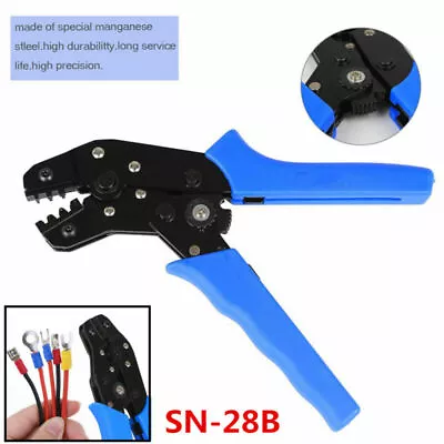 Pro. Pin Compression Terminal Crimper Crimping Tool 2.54mm 3.96mm AWG28-18 SN-28 • $26.90