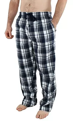 Mens Flannel Pajama Pants Lightweight Soft Plaid Lounge Sleep Bottoms 2 Pockets • $14.99