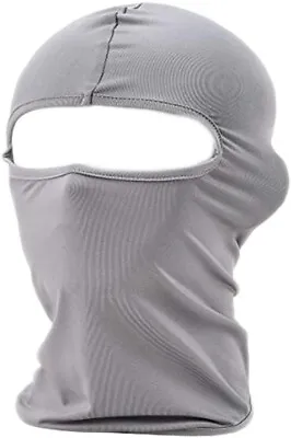 Gray Balaclava Face Mask Neck UV Protector Motorcycle Ski Scarf For Men/Women US • $3.99