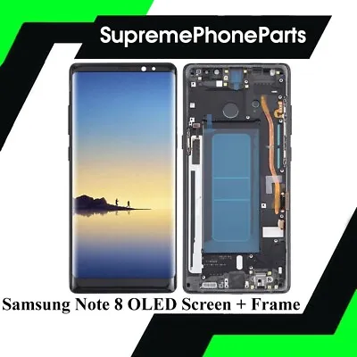 Samsung Galaxy Note 8 SM-N950F/FD OLED LCD Screen +Frame Replacement UK • £109.99