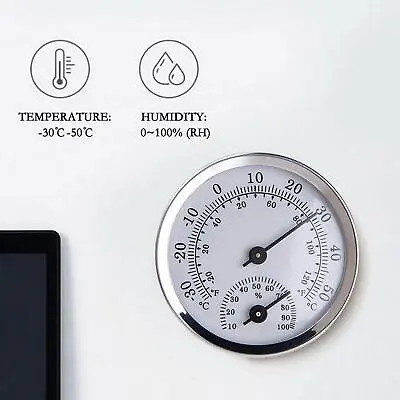 $3.63 • Buy Mini Analog Thermometer Hygrometer Humidity Meter Room Indoor Temperature N NEW~