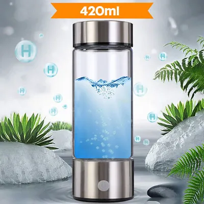 $36.98 • Buy Hydrogen Rich Generator Bottle Electrolysis Generator Ionizer Water Maker Cup AU