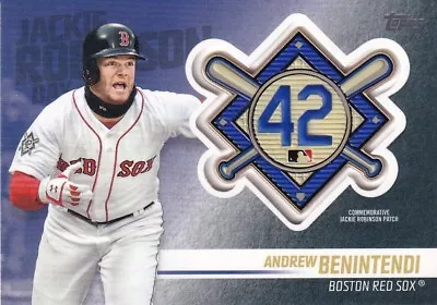 Topps 2018 Update Series Andrew Benintendi #jrp-ab Jackie Robinson Patch Card • £9.99