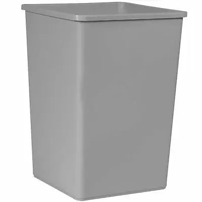 $159.92 • Buy Gray Garbage Trash Can Indoor Outdoor Office Restaurant Square Rectangular 35gal