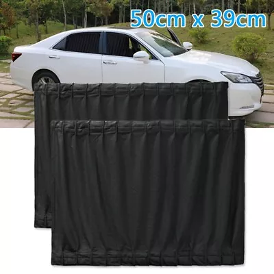 Curtain Universal Adjustable Car Van SUV Anti-UV Sunshade Visor Pro Stock • $29.56