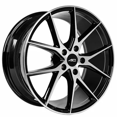 18  Ac Wheels Ac10 Gloss Black Machined Rims (s10) • $899