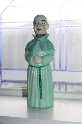 Vintage Occupied Japan Porcelain Monk Decanter 1940s • $40.50