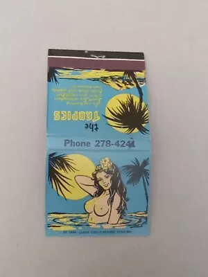 The Tropics Vintage Topless Matchbook  Full Book Tiki Daton  Ohio • $16