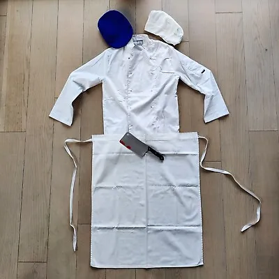 Chef Costume Uniform Fancy Dress - Scary Murder Mystery - Small Medium 38 • £14.95
