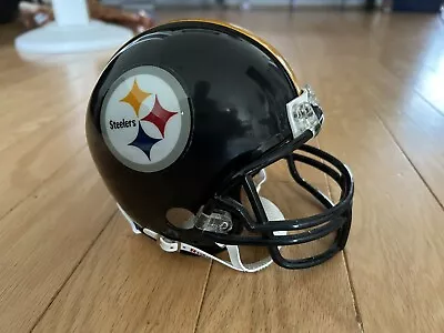 NFL Riddell Pittsburgh Steelers Mini Football Helmet - Black • $14.95